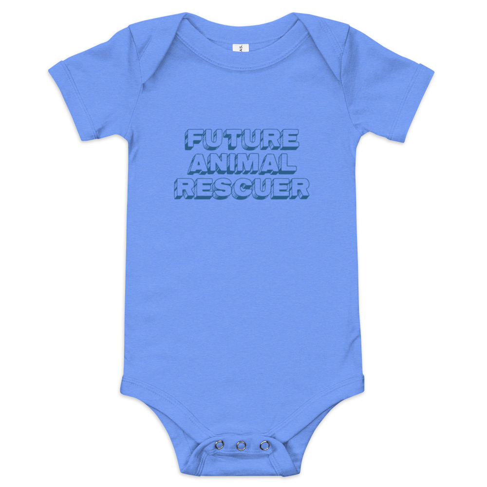 Baby Future Animal Rescuer short sleeve one piece