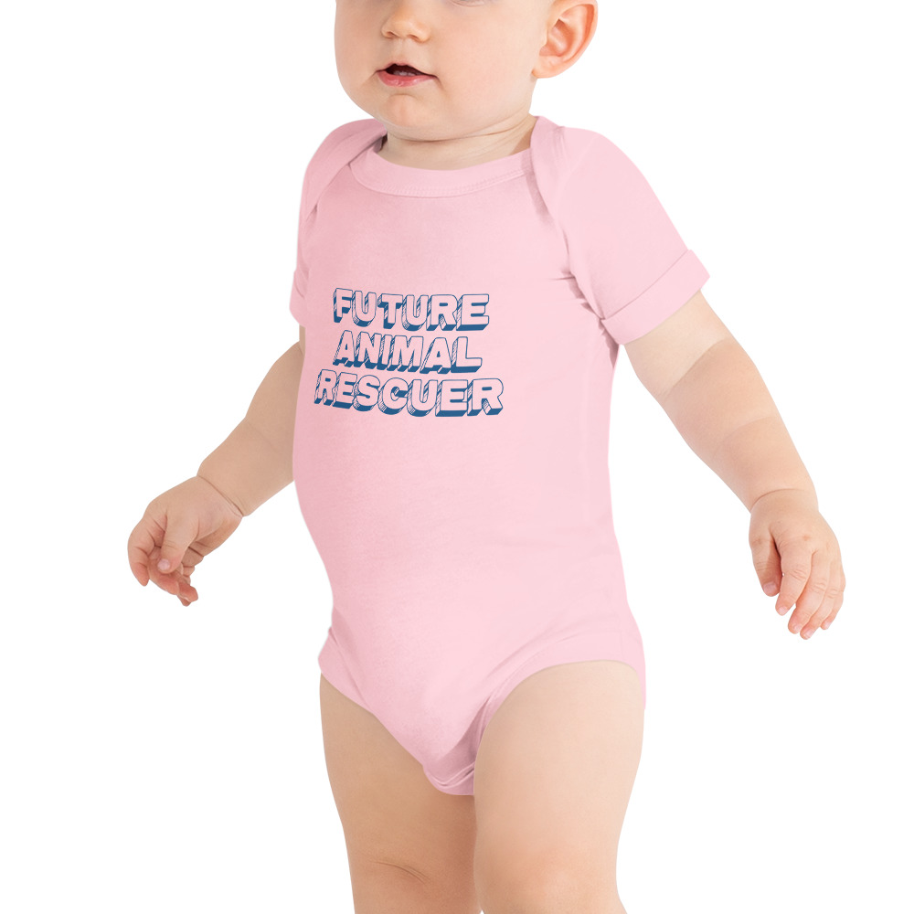 Baby Future Animal Rescuer short sleeve one piece - Image 7