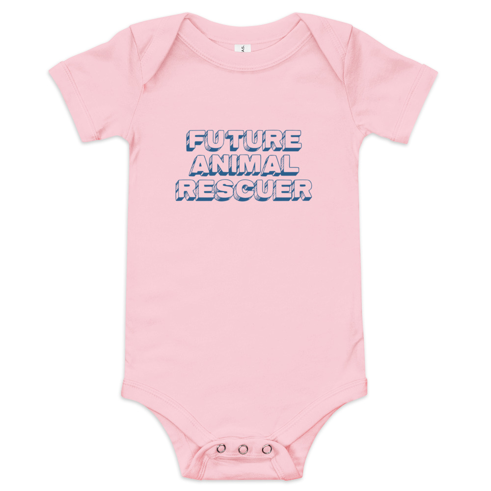 Baby Future Animal Rescuer short sleeve one piece - Image 12