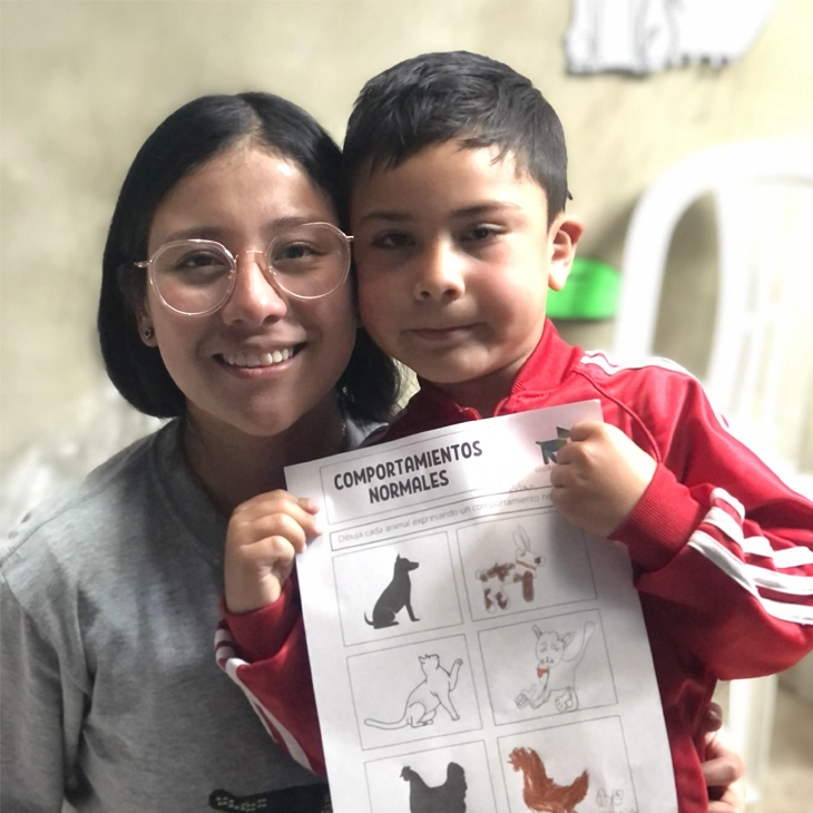 Educational Coordinator in Colombia, Maria Fernanda Pacho Galindez.